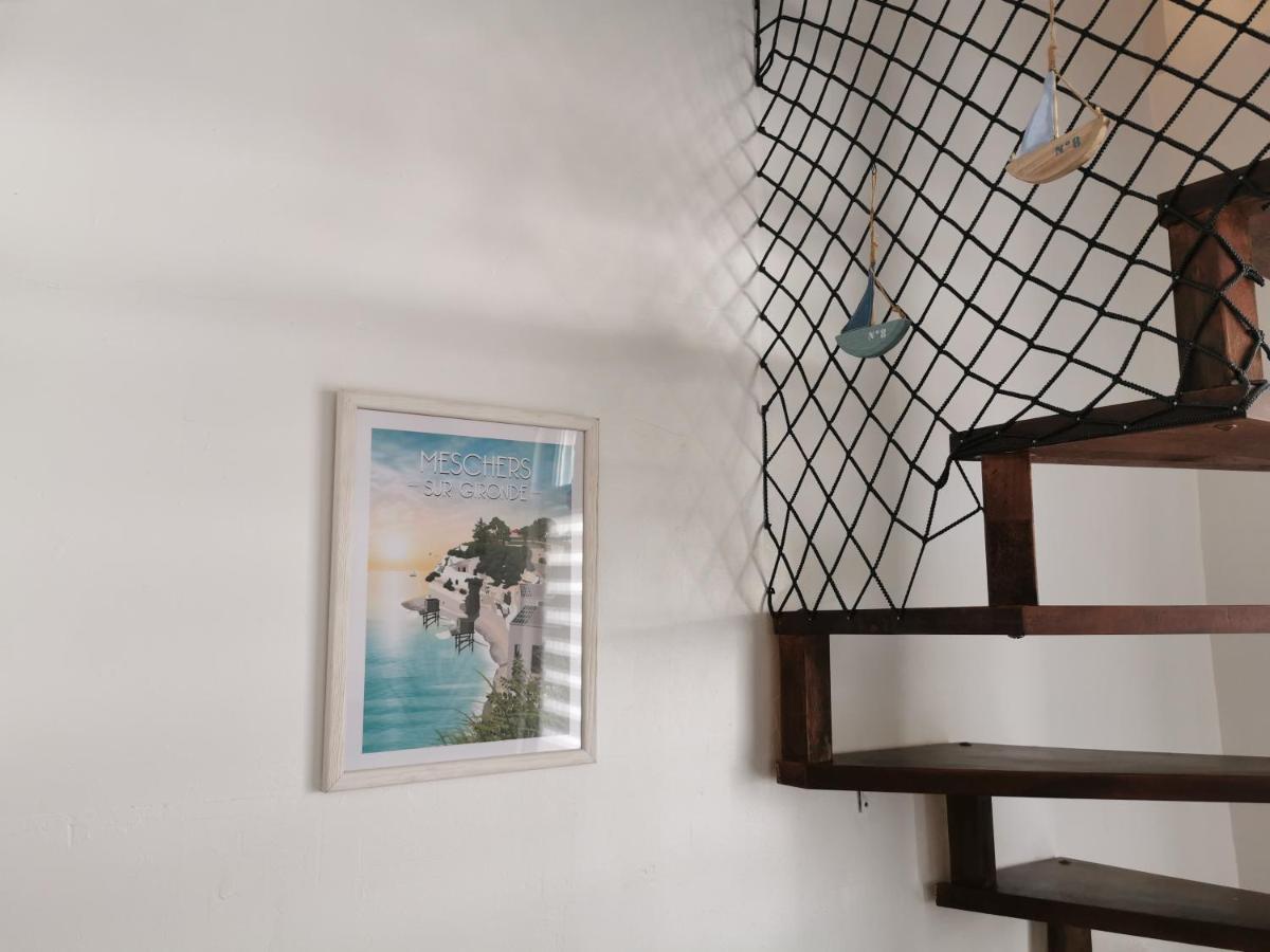 Charmant Appartement Dans Centre Meschers/Gironde 外观 照片